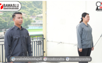Perkuat Efektivitas Program dan Sinergi Tim, Bawaslu Anambas Gelar Apel Senin