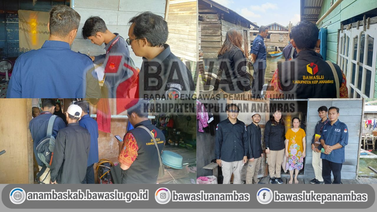 Badan Pengawas Pemilihan Umum (Bawaslu) melaksanakan kegiatan pengawasan terhadap pelaksanaan Pencocokan dan Penelitian Terbatas (Coktas) Triwulan Keempat Tahun 2025