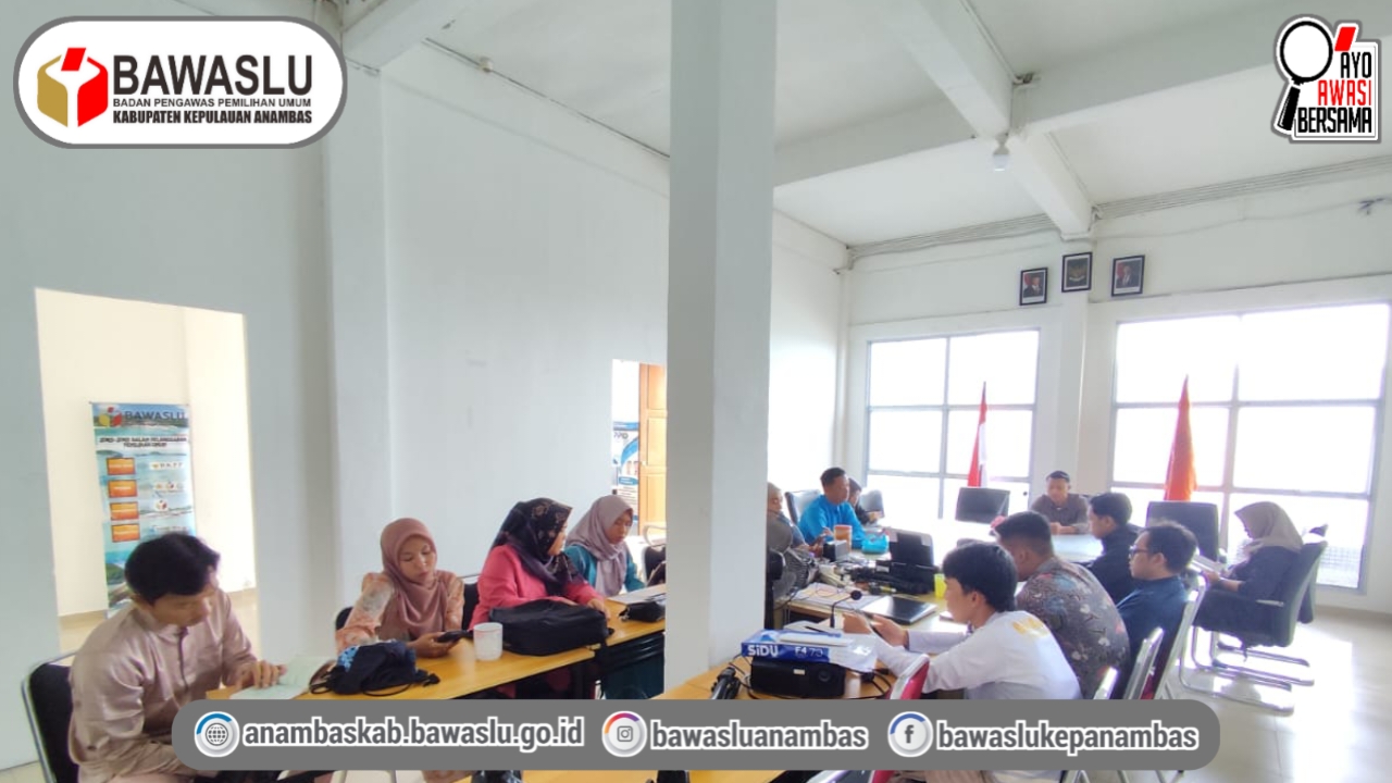 Bawaslu Kabupaten Kepulauan Anambas Mengadakan Yasinan Bersama Dalam Rangka Giat Jum'at Sehati