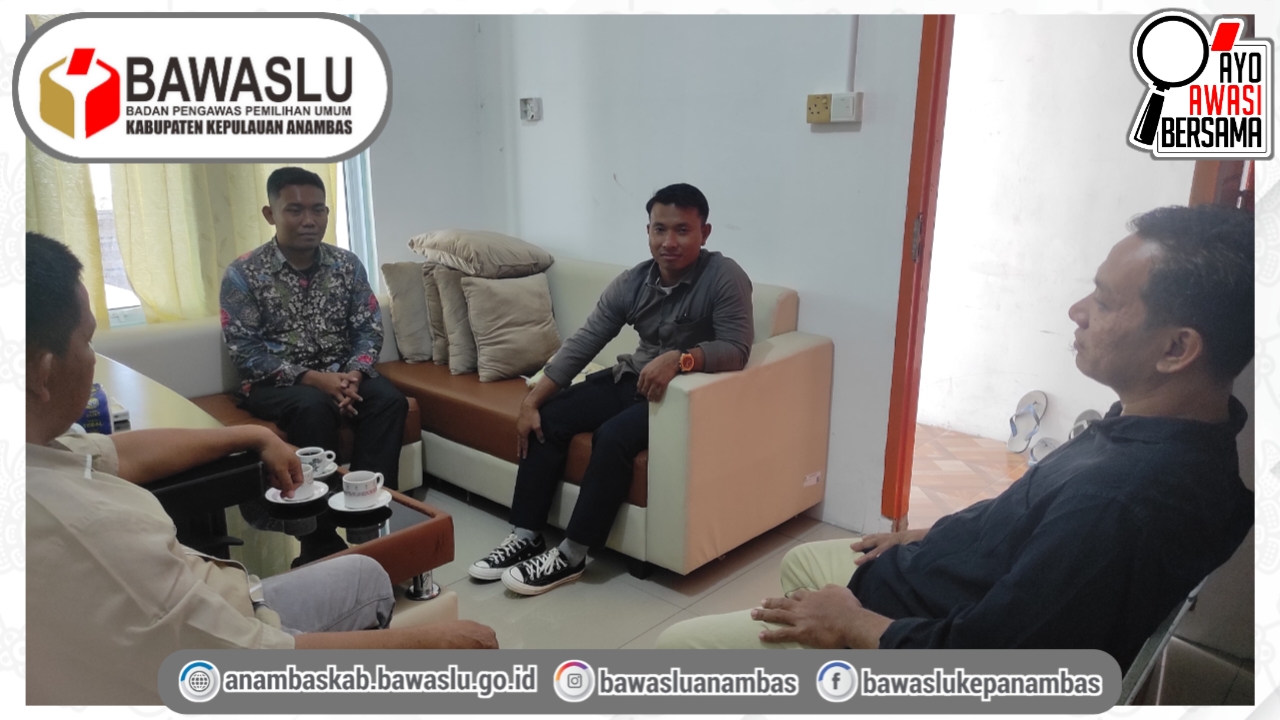 Tingkatkan Koordinasi dan Sinergitas, Bawaslu Kabupaten Kepulauan Anambas Kunjungi KPU Kabupaten Kepulauan Anambas