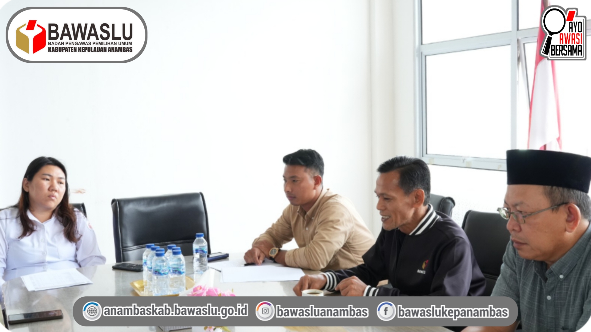 Pantau Progres Kerja, Bawaslu Anambas Laksanakan Rapat Rutin