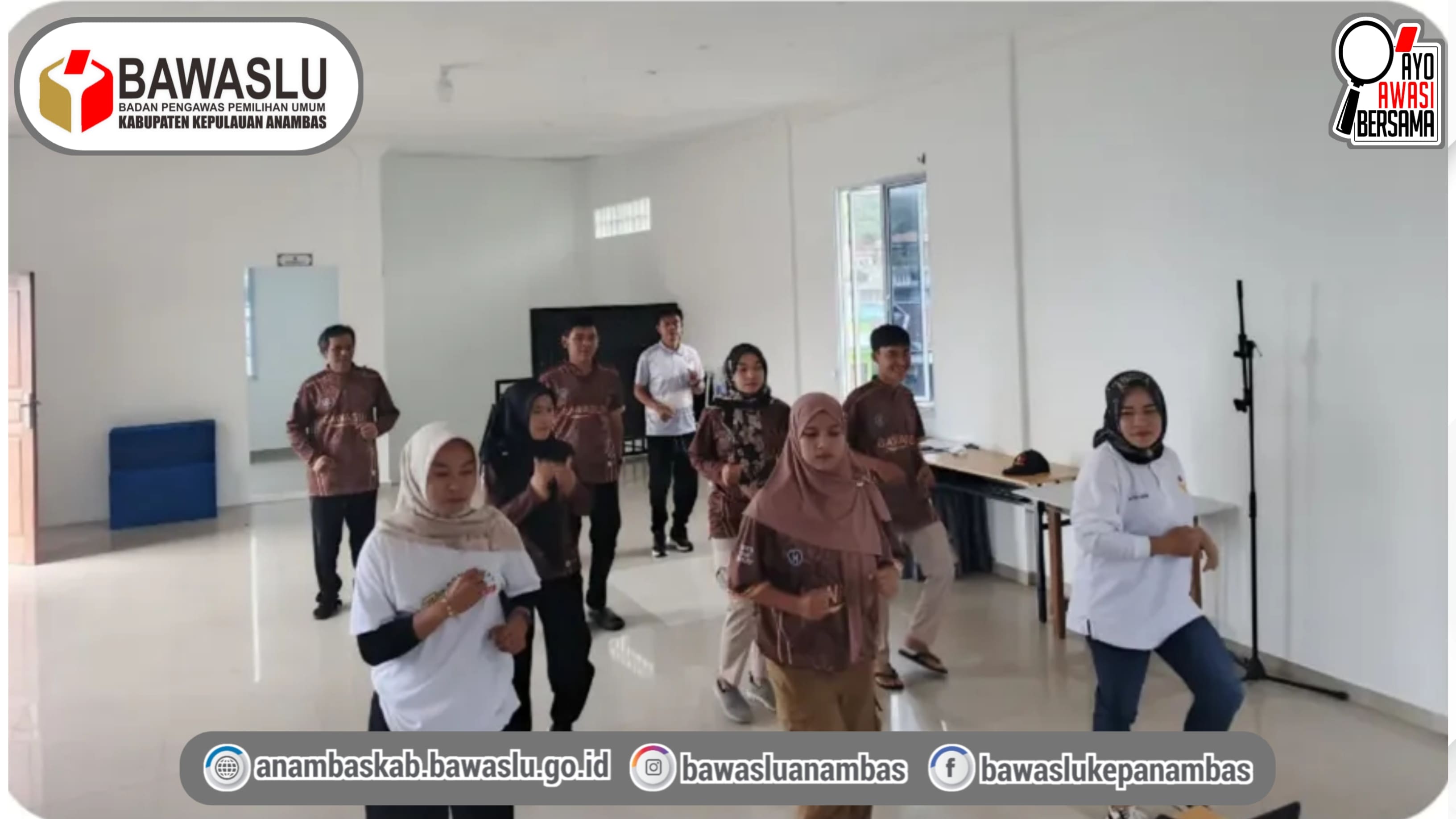 Senam Sehat Bawaslu Anambas Laksanakan Jumat Sehati