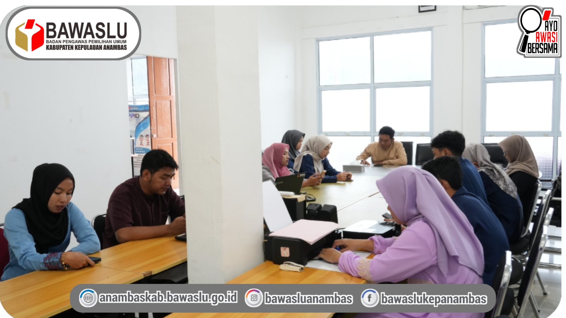 Perkuat Spiritualitas di Bulan Suci Ramadhan Minggu Pertama, Bawaslu Anambas Gelar Yasinan "Jumat Sehati"