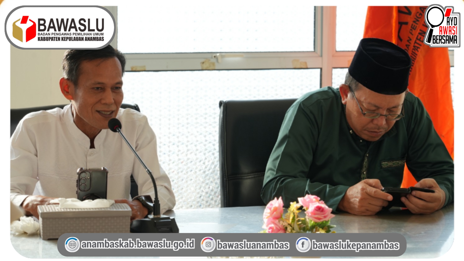 Ngabuburit Pengawasan, Bawaslu Anambas Lakukan Evaluasi Pembentukan Badan Ad Hoc Sebagai Bahan Refleksi