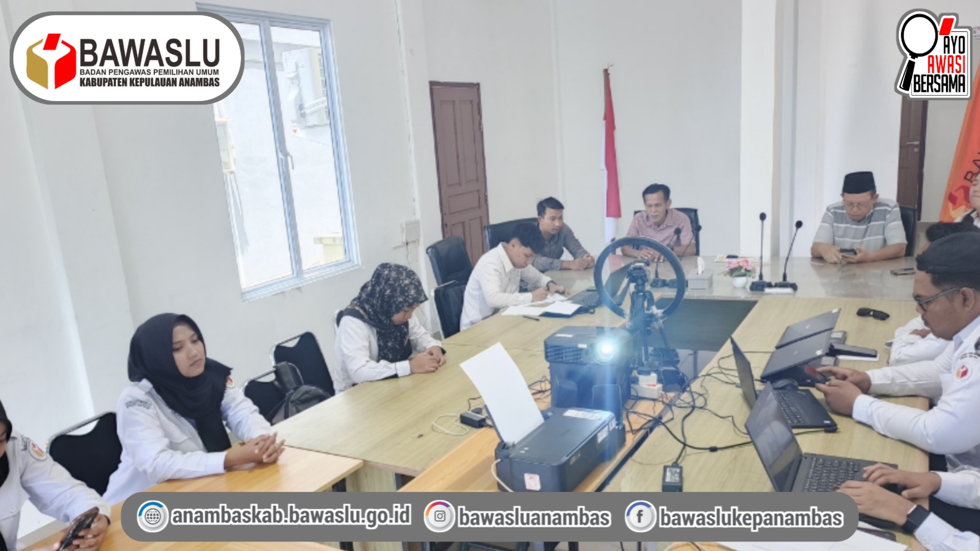 Rapat Rutin Bawaslu Anambas, PDPB Triwulan I Tahun 2026 Menjadi Fokus Utama Selain Menjalankan Program Kerja Yang SUdah DIjadwalkan