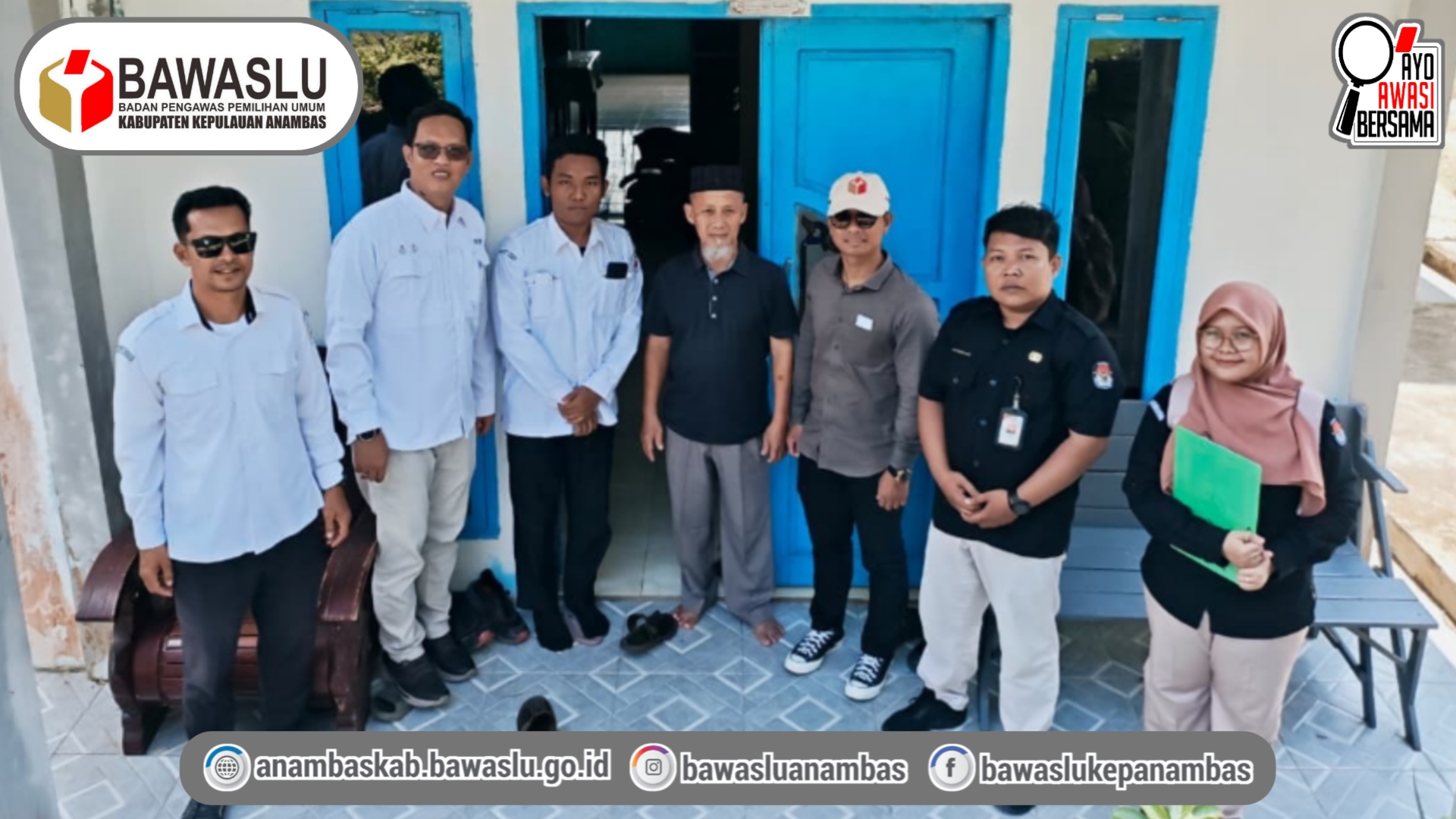 Konsisten Lakukan Pengawasan Meski Pada Bulan Ramadhan, Bawaslu Anambas Kawal Coktas Hari Kedua Desa Tarempa Timur