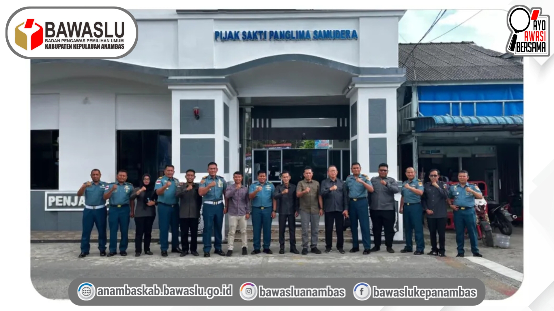 ​Perkuat Sinergisitas, Bawaslu Anambas Gelar Konsolidasi Demokrasi Terkait Netralitas TNI di Lanal Tarempa