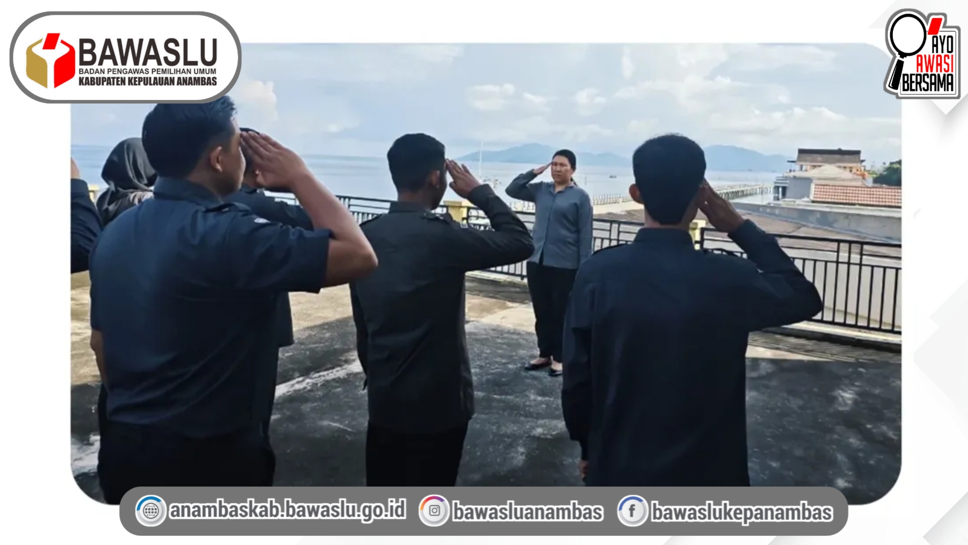 Tingkatkan Kedisiplinan Kinerja, Bawaslu Kepulauan Anambas Gelar Apel Senin Rutin