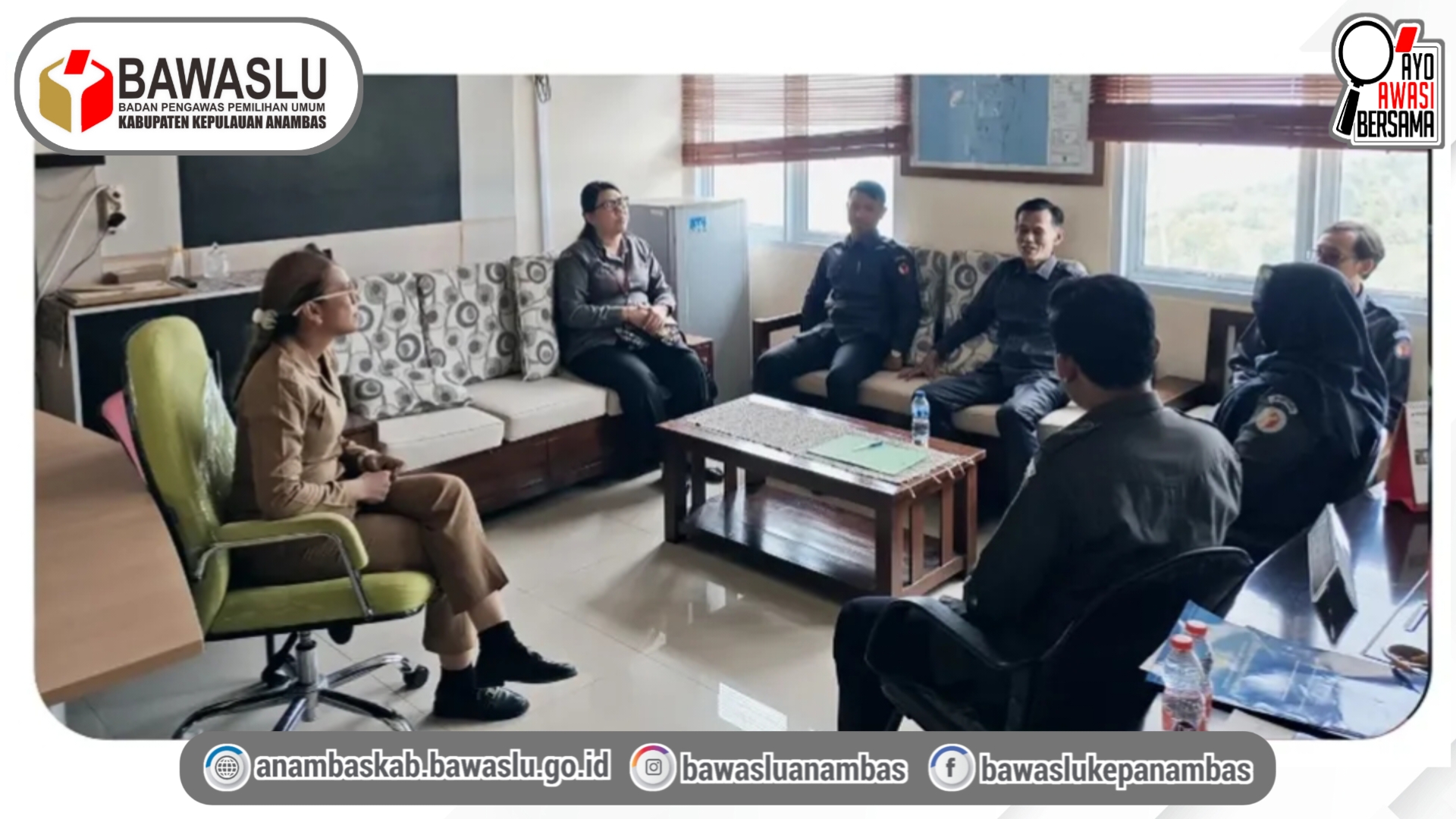 Antisipasi Peredaran Berita Hoaks Bawaslu Anambas Lakukan Konsolidasi Demokrasi Bersama Kominfo Kabupaten Kepulauan Anambas