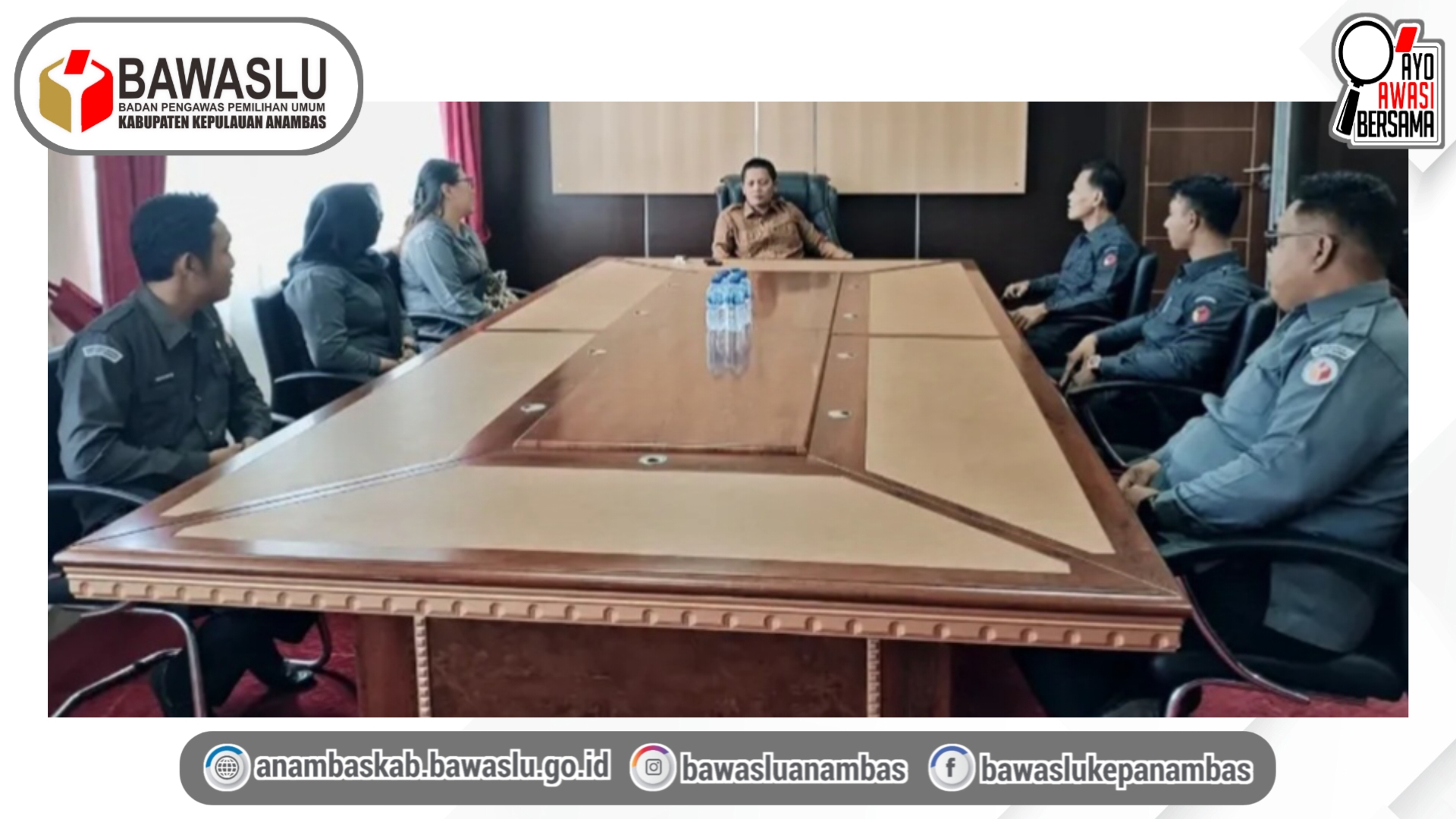 Jaga Netralitas ASN Bawaslu Anambas Lakukan Konsolidasi Bersama Pemerintah Daerah