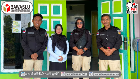 Sisir Desa Tiangau, Tim 2 Uji Petik Bawaslu Anambas Temukan Warga Pindah Masuk Belum Terdata Dalam Daftar Pemilih