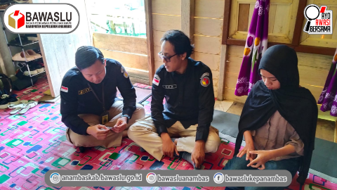 Uji Petik di Desa Air Bini, Tim 4 Bawaslu Anambas Temukan Data Warga TMS Masih Masuk Dalam Daftar Pemilih