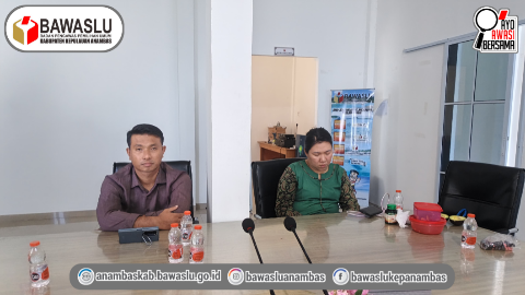 Bawaslu Anambas Ikuti Rapat Pembinaan SDM Provinsi Kepri Terkait Penyusunan IKU Secara Daring