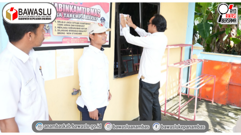 Kawal Hak Pilih Warga, Bawaslu Anambas Sosialisasi Posko Aduan Pemilih Berkelanjutan di Desa Tarempa Barat