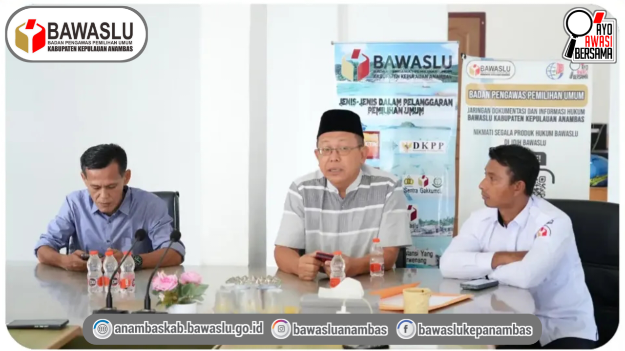 Perkuat Efektivitas Kerja, Bawaslu Kepulauan Anambas Gelar Rapat Rutin Kelembagaan