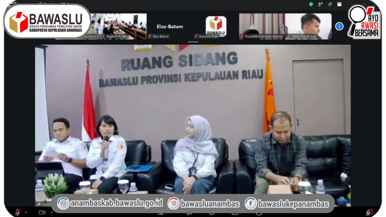 Tingkatkan Pemahaman Jaminan Sosial Pegawai, Sekretariat Bawaslu Anambas Ikuti Sosialisasi PT Taspen