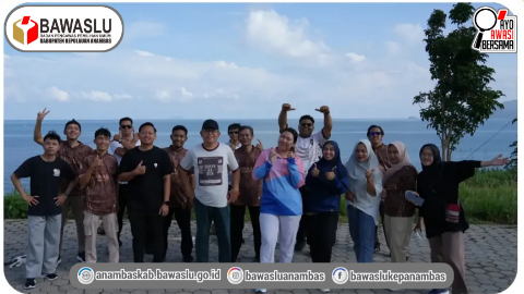 Menjaga Kebugaran dan Kebersamaan, Bawaslu Anambas Gelar Kegiatan "Jumat Sehati" Lewat Jalan Sehat