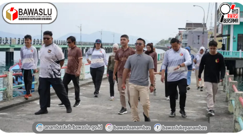 Perkuat Soliditas Tim di Luar Ruang Kerja, Bawaslu Anambas Laksanak "Jumat Sehati" dengan Jalan Sehat