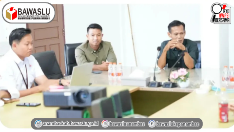 Perkuat Tata Kelola dan Evaluasi Kerja, Bawaslu Anambas Gelar Rapat Rutin Kelembagaan