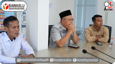 Selaraskan Target Strategis Lembaga, Bawaslu Anambas Gelar Rapat Penyusunan Indikator Kinerja Utama