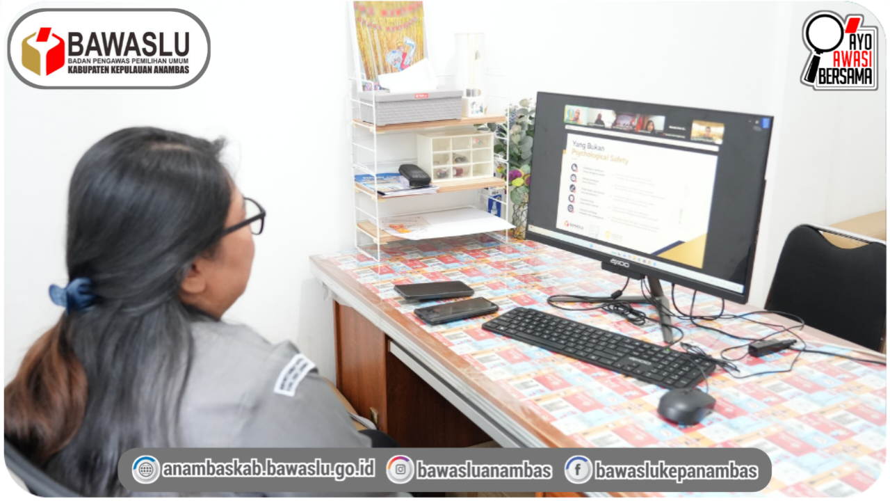 Perkuat Tata Kelola Keuangan dan Kesejahteraan Kerja, Korsek Bawaslu Anambas Ikuti Rapat Rutin Daring Bersama Bawaslu RI
