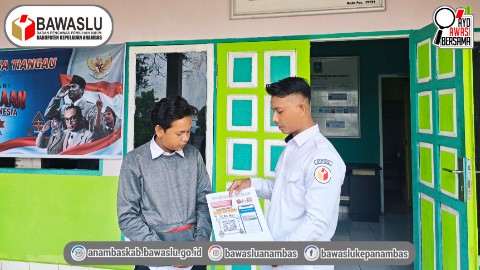 Tingkatkan Literasi Hukum Masyarakat, Bawaslu Anambas Sosialisasikan Website JDIH di Desa Tiangau