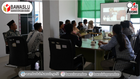 Peringati Maulid Nabi Muhammad SAW, Bawaslu Anambas Gelar Jumat Sehati Diisi Tausiyah