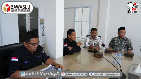 Bawaslu Kepulauan Anambas Gelar Evaluasi Pengawasan PDPB, Perkuat Transparansi Data Pemilih