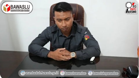 Dokumentasi Bawaslu Kabupaten Kepulauan Anambas saat mengikuti kegiatan rakor persiapan rekapitulasi tingkat Kabupaten/Kota