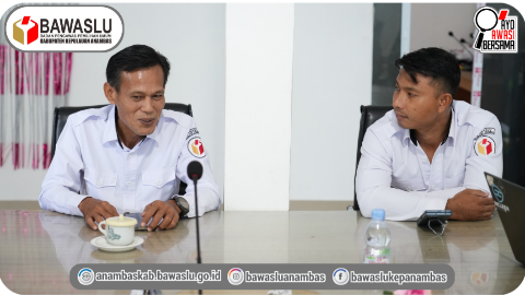 Gelar Rapat Rutin, Bawaslu Anambas Bahas Penyelesaian Kuesioner KIP dan Evaluasi Pengawasan PDPB Triwulan III