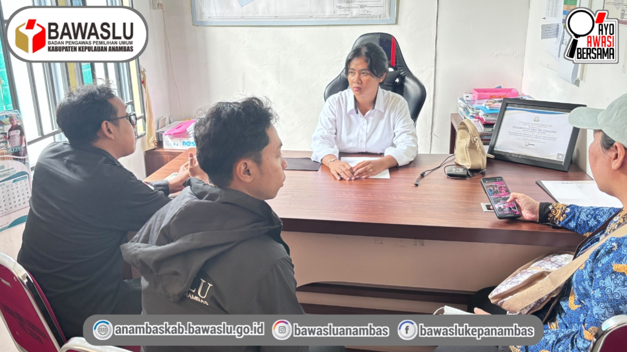 Bawaslu Kabupaten Kepulauan Anambas Laksanakan Konsolidasi Demokrasi Terkait Daftar Pemilih Berkelanjutan di Kantor Desa Sri Tanjung
