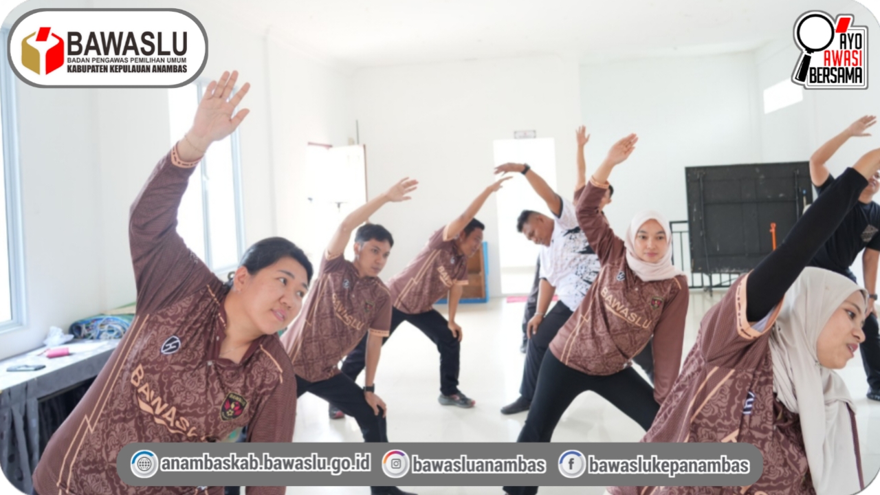 Bawaslu Kabupaten Kepulauan Anambas Gelar Kegiatan "Jumat Sehati" Melalui Senam Sehat