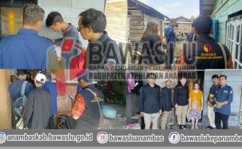 Badan Pengawas Pemilihan Umum (Bawaslu) melaksanakan kegiatan pengawasan terhadap pelaksanaan Pencocokan dan Penelitian Terbatas (Coktas) Triwulan Keempat Tahun 2025