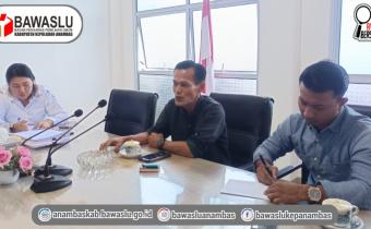Wujudkan Pengawasan Berkualitas, Bawaslu Kepulauan Anambas Sinkronisasikan Rencana Kerja 