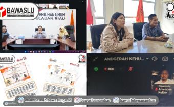 Hadiri Anugerah Humas dan Pencegahan Bawaslu Anambas Raih Penghargaan 3 Kategori 