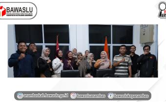 Bangun Komunikasi Intensif, Bawaslu Anambas Sambut Hangat Kunjungan KPP Anambas