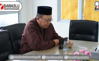 Hadiri Rapat Koordinasi PP dan Datin Bawaslu Anambas Siap Jalankan Program Kerja Yang Telah Dipersiapkan