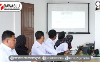 Tingkatkan Kualitas Administrasi, Bawaslu Kepulauan Anambas Gelar Diskusi Internal Kilas Balik Form-A