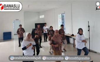 Senam Sehat Bawaslu Anambas Laksanakan Jumat Sehati