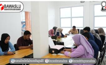 Perkuat Spiritualitas di Bulan Suci Ramadhan Minggu Pertama, Bawaslu Anambas Gelar Yasinan "Jumat Sehati"