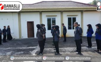 Jaga Etos Kerja di Bulan Ramadhan, Bawaslu Anambas Gelar Apel Rutin