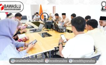 Minggu Ketiga Ramadhan, Bawaslu Anambas Kembali Gelar Yasinan Bersama