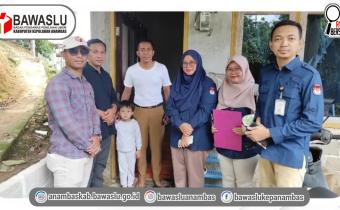 Bawaslu Anambas Awasi Ketat Coktas PDPB Triwulan II demi Akurasi Data Pemilih