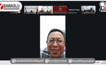 Perkuat Sinergi, Bawaslu Anambas dan Bawaslu Kepri Bedah Pemutakhiran Data Parpol Berkelanjutan