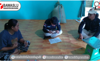 Kawal Akurasi Data Pemilih Triwulan II, Tim 1 Bawaslu Anambas Turun Langsung ke Desa Pesisir Timur