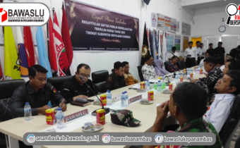 ​Bawaslu Kepulauan Anambas Awasi Pleno Rekapitulasi Daftar Pemilih Berkelanjutan Triwulan II Tahun 2026