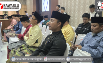 Bawaslu Anambas Hadiri Rapat Paripurna DPRD HUT Kabupaten Kepulauan Anambas