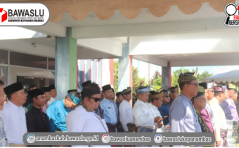 Bawaslu Anambas Hadiri Upacara Peringatan Hari Jadi ke-18 Kabupaten Kepulauan Anambas