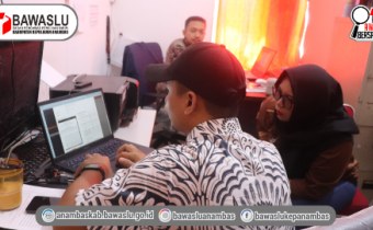 Kawal Sipol, Bawaslu Anambas Awasi Pemutakhiran Data Parpol Berkelanjutan Semester I