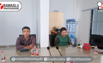 Bawaslu Anambas Ikuti Rapat Pembinaan SDM Provinsi Kepri Terkait Penyusunan IKU Secara Daring